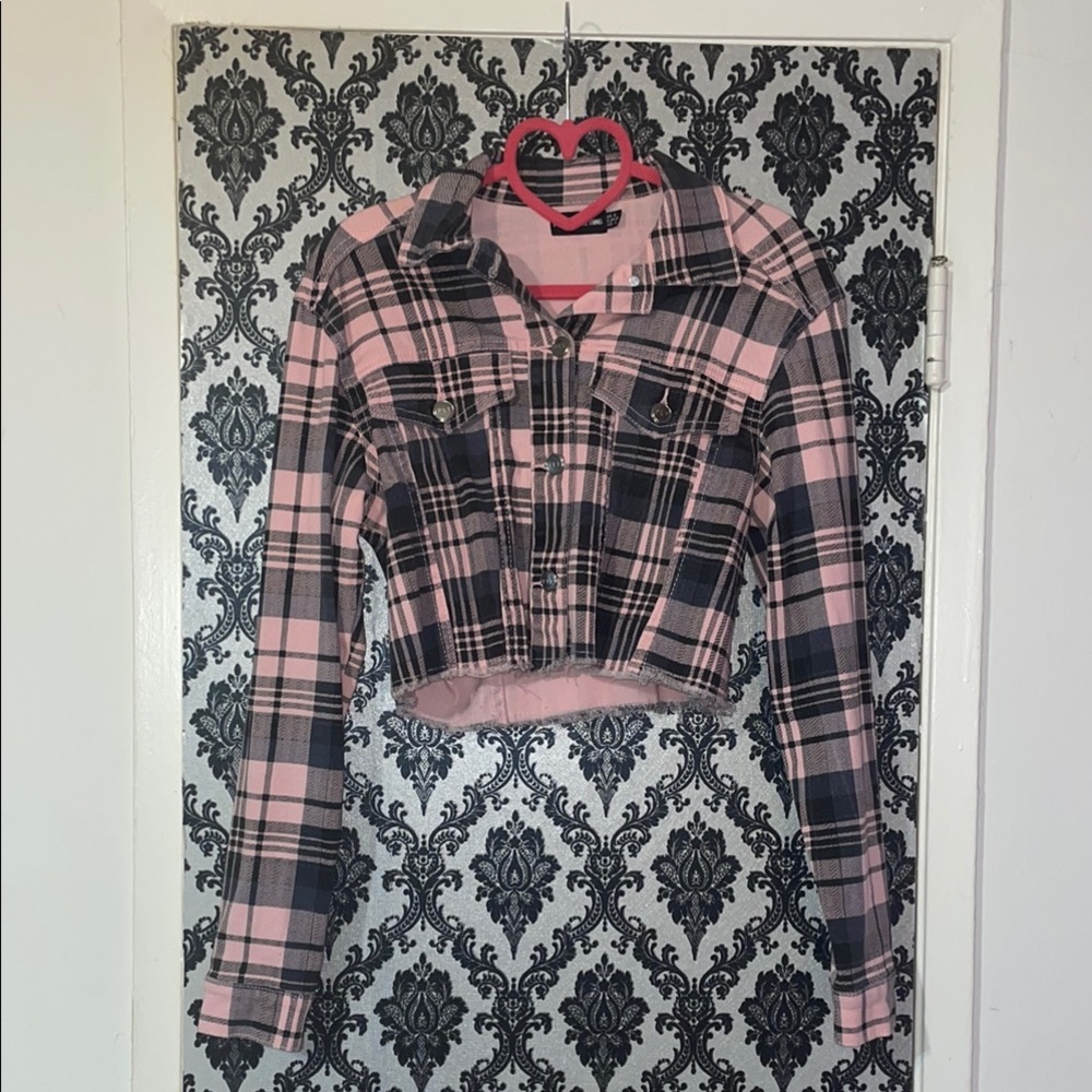 Pink plaid jacket 🩷 - Picture 2 of 10